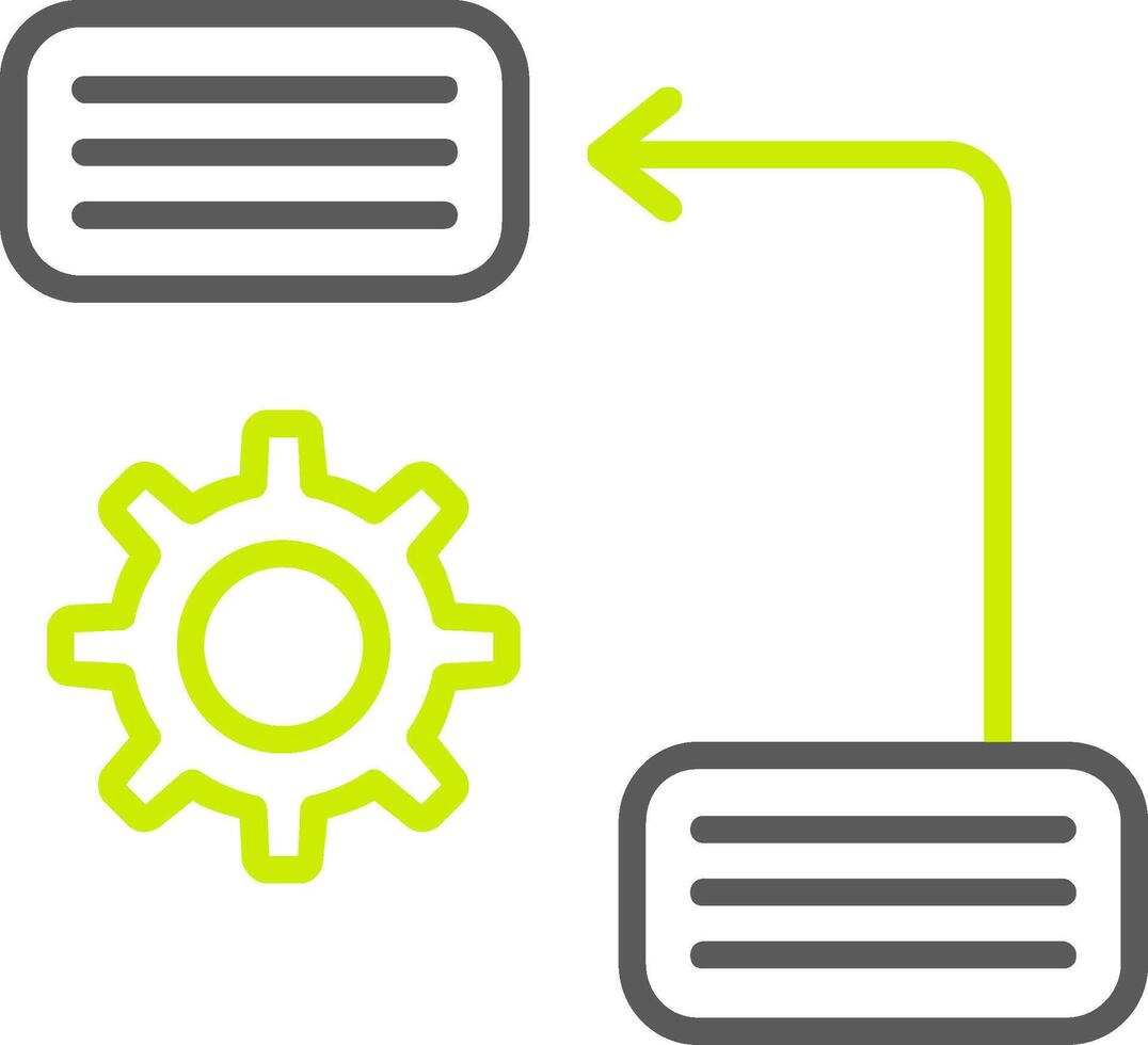 Prioritize Line Two Color Icon vector