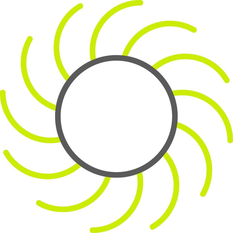 Nebula Line Two Color Icon vector