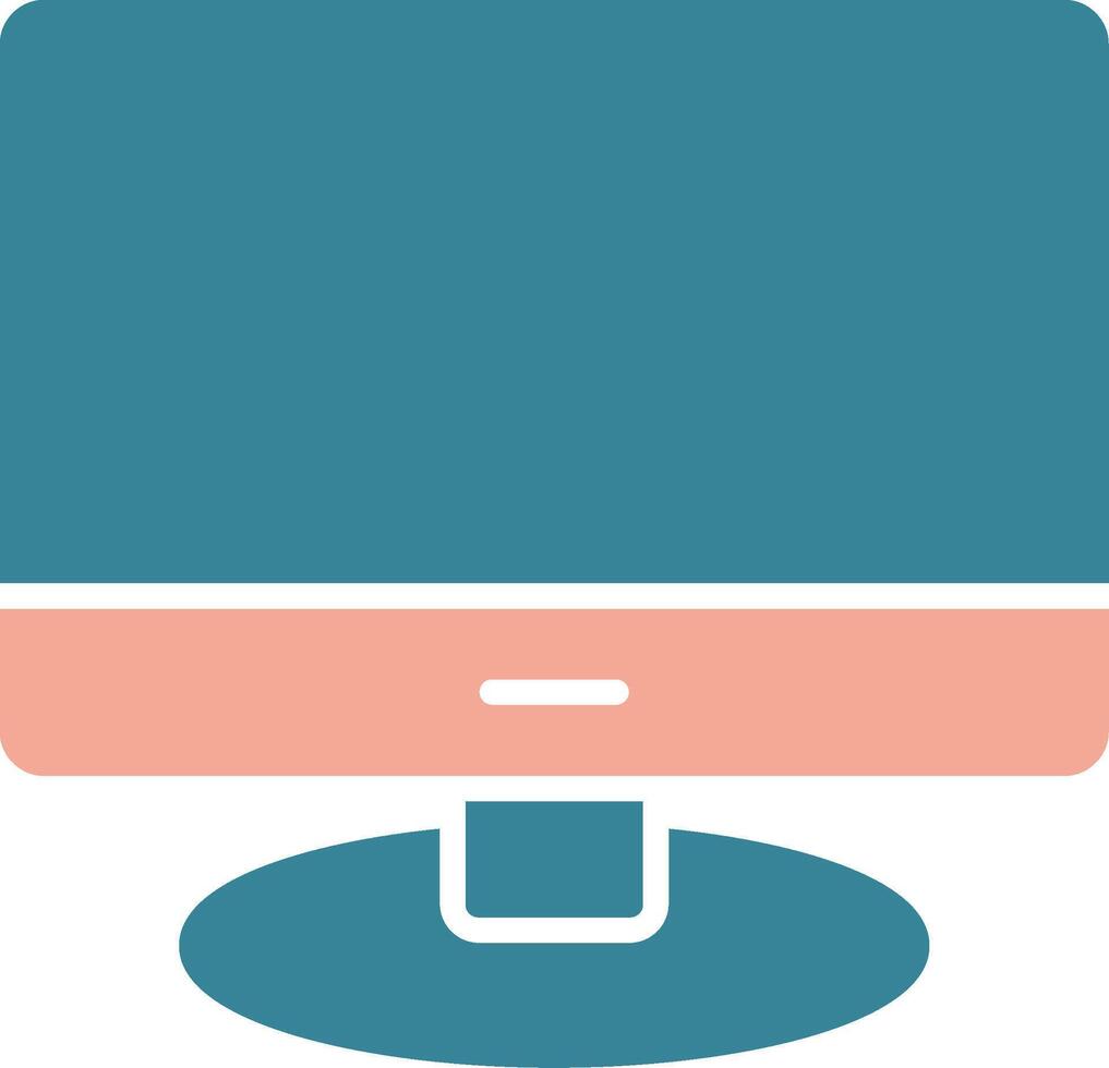 Lcd Glyph Two Color Icon vector