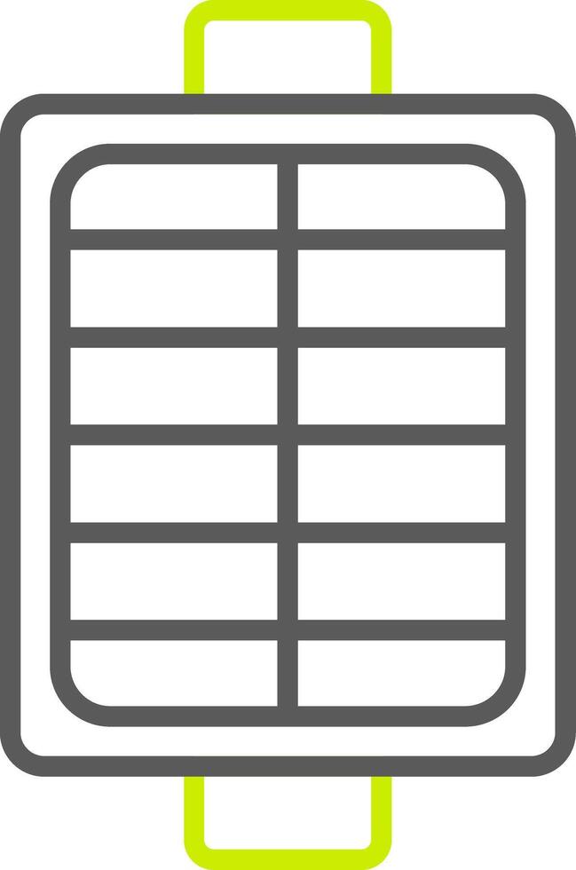 Air Filter Line Two Color Icon vector