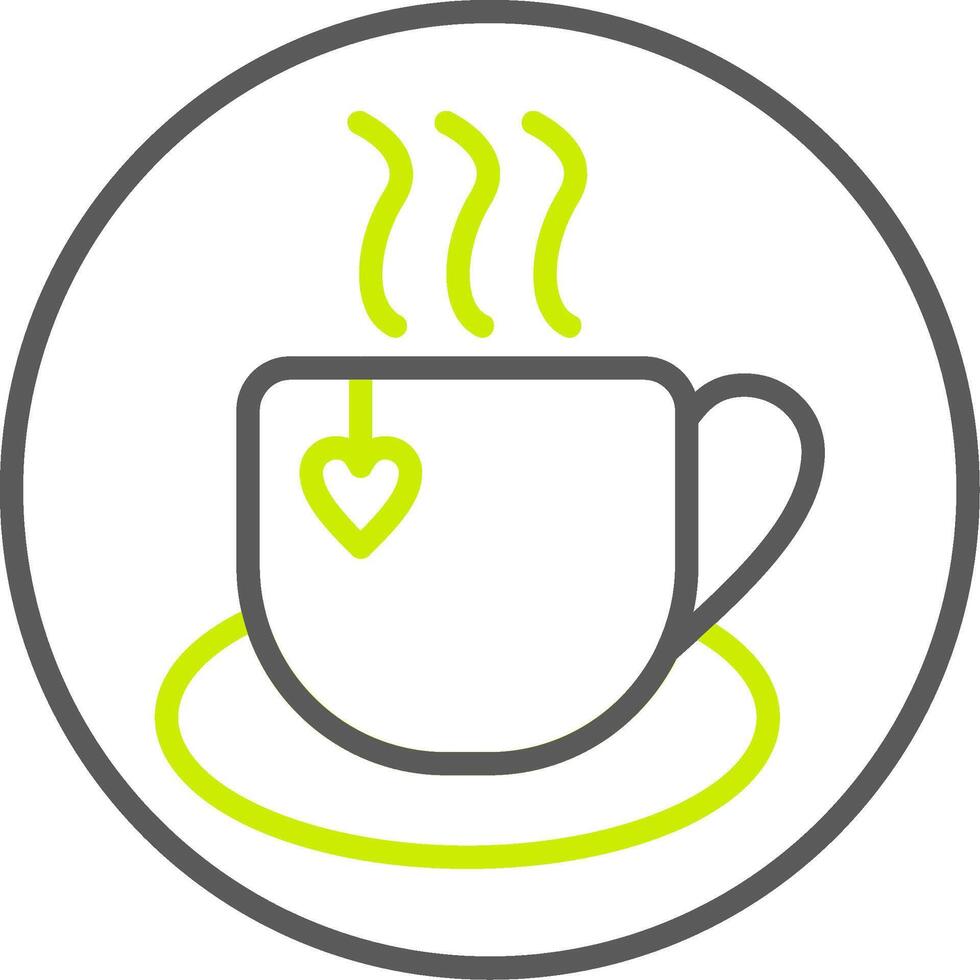 Mug Line Two Color Icon vector