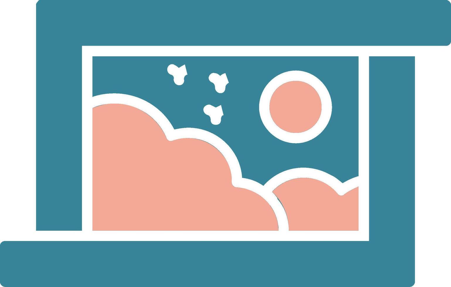 Image Glyph Two Color Icon vector