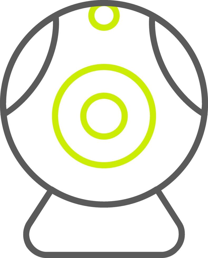 Web camera Line Two Color Icon vector