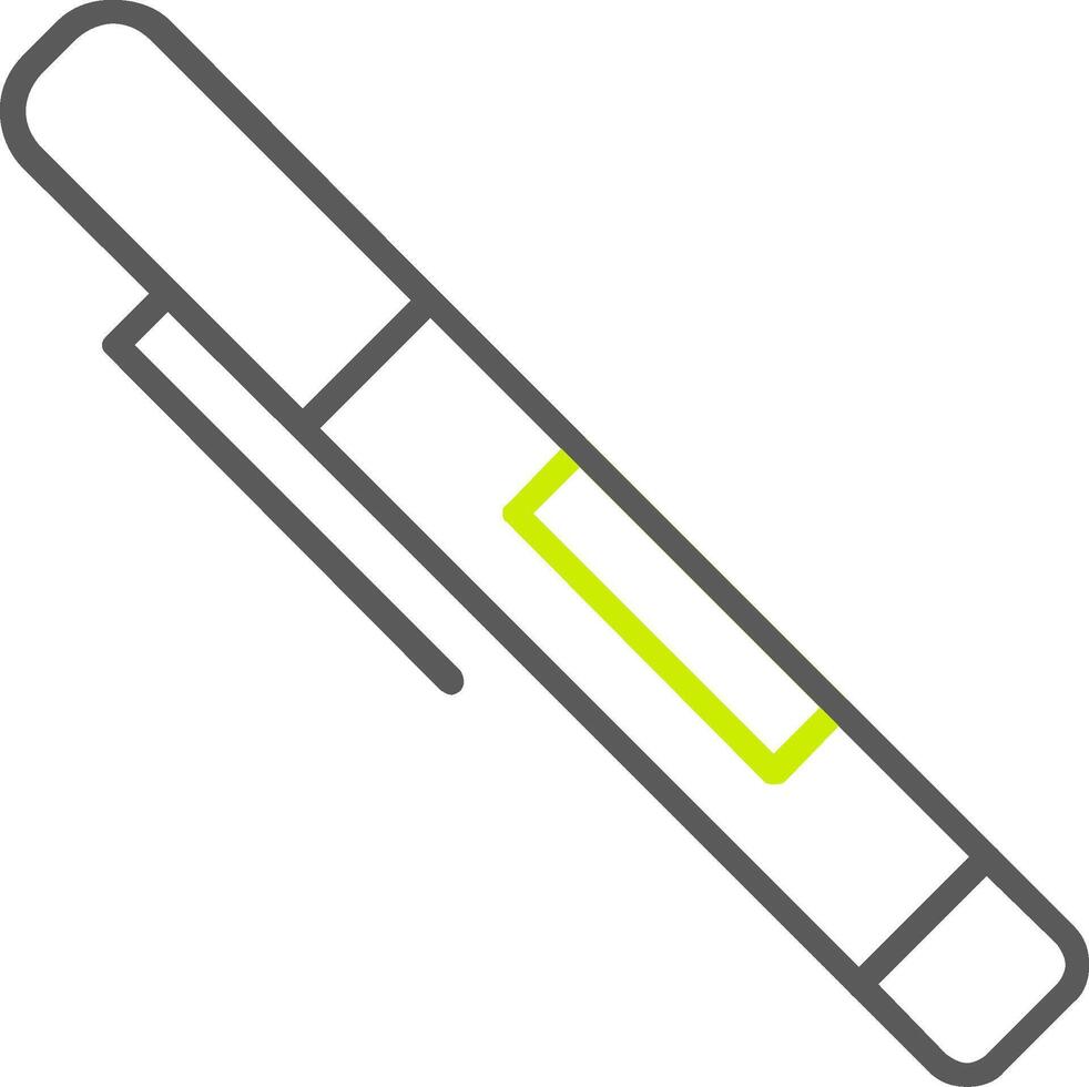 Pen Line Two Color Icon vector