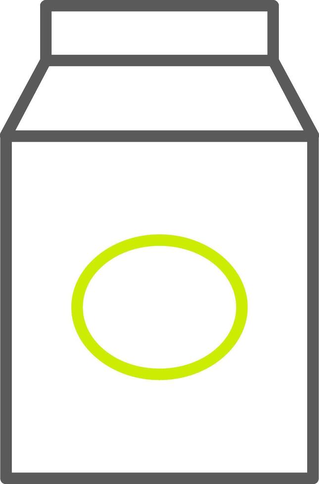 Milk Line Two Color Icon vector