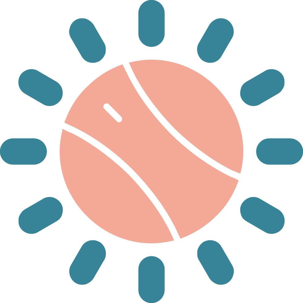 Dial Glyph Two Color Icon vector