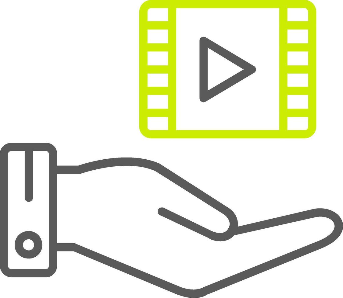 Line Two Color Icon vector