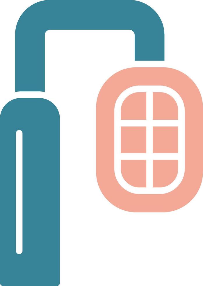 Street Light Glyph Two Color Icon vector