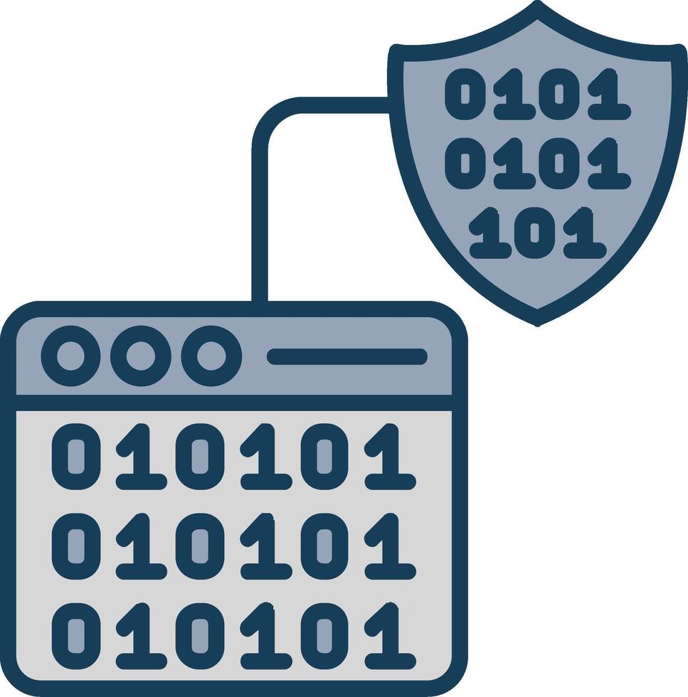 Browser Line Filled Grey Icon vector