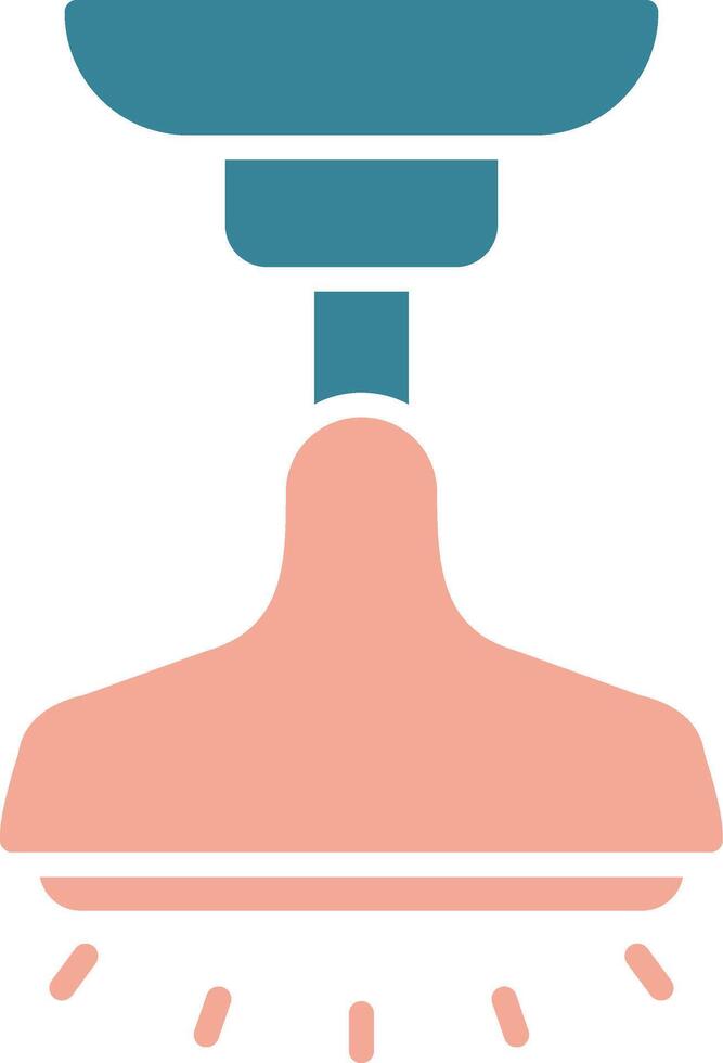 Lamp Glyph Two Color Icon vector