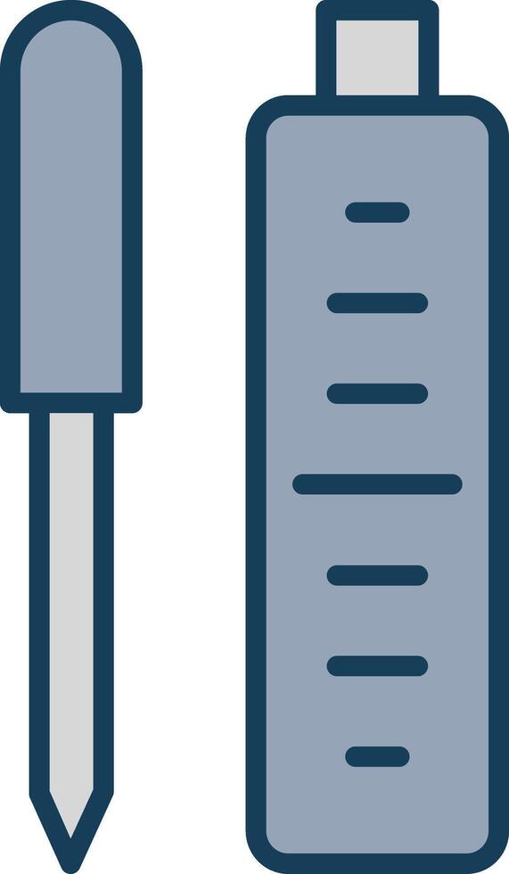 Lipgloss Line Filled Grey Icon vector