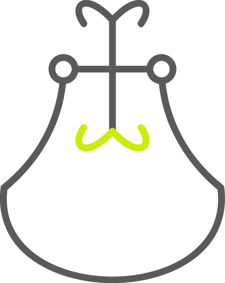 Door Knocker Line Two Color Icon vector