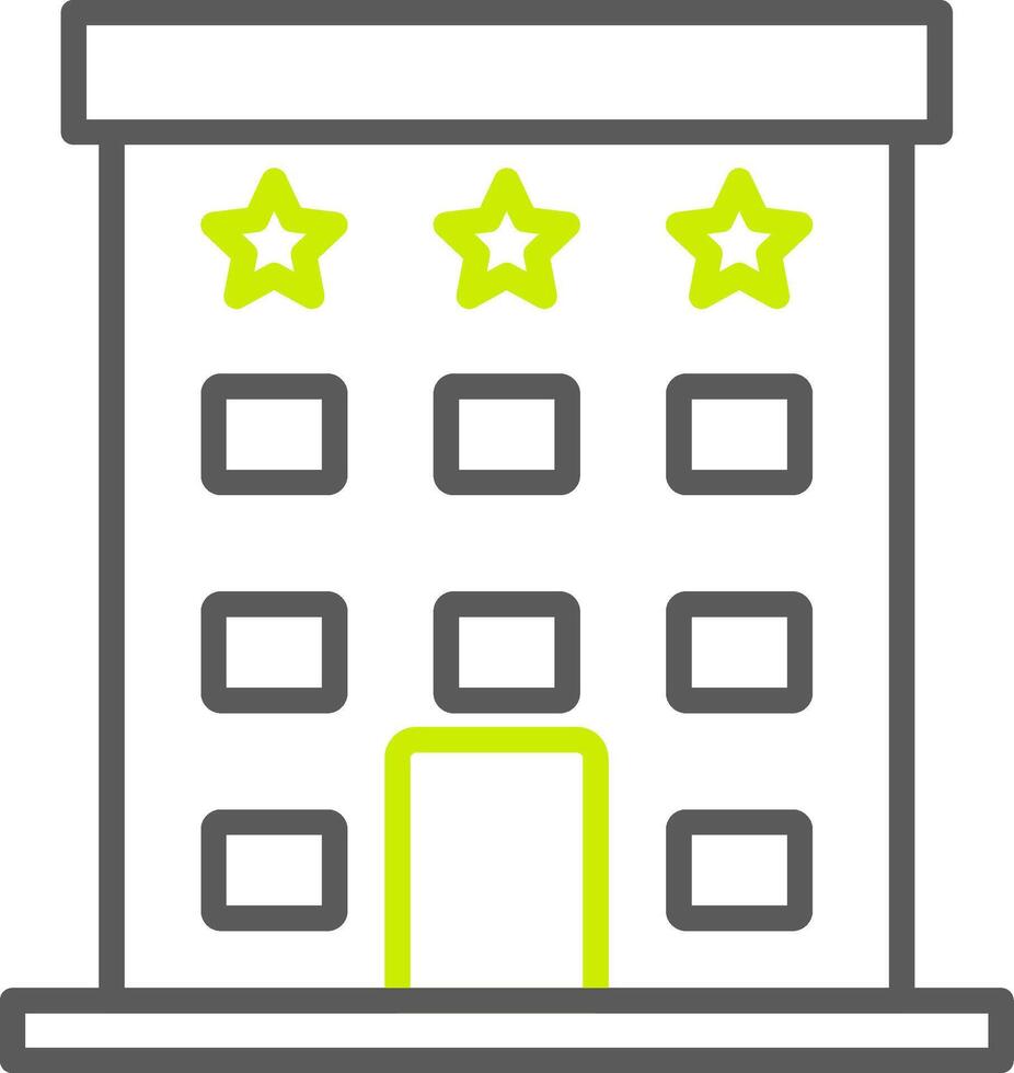 Autograph Collection Line Two Color Icon vector