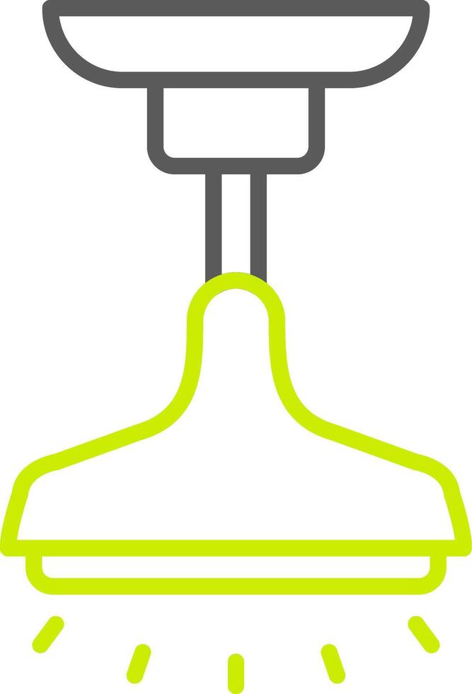 Lamp Line Two Color Icon vector