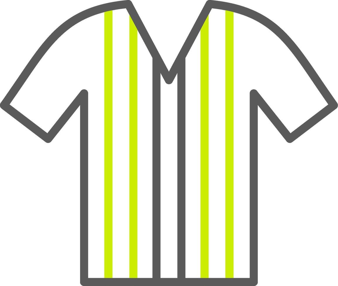 Shirt Line Two Color Icon vector