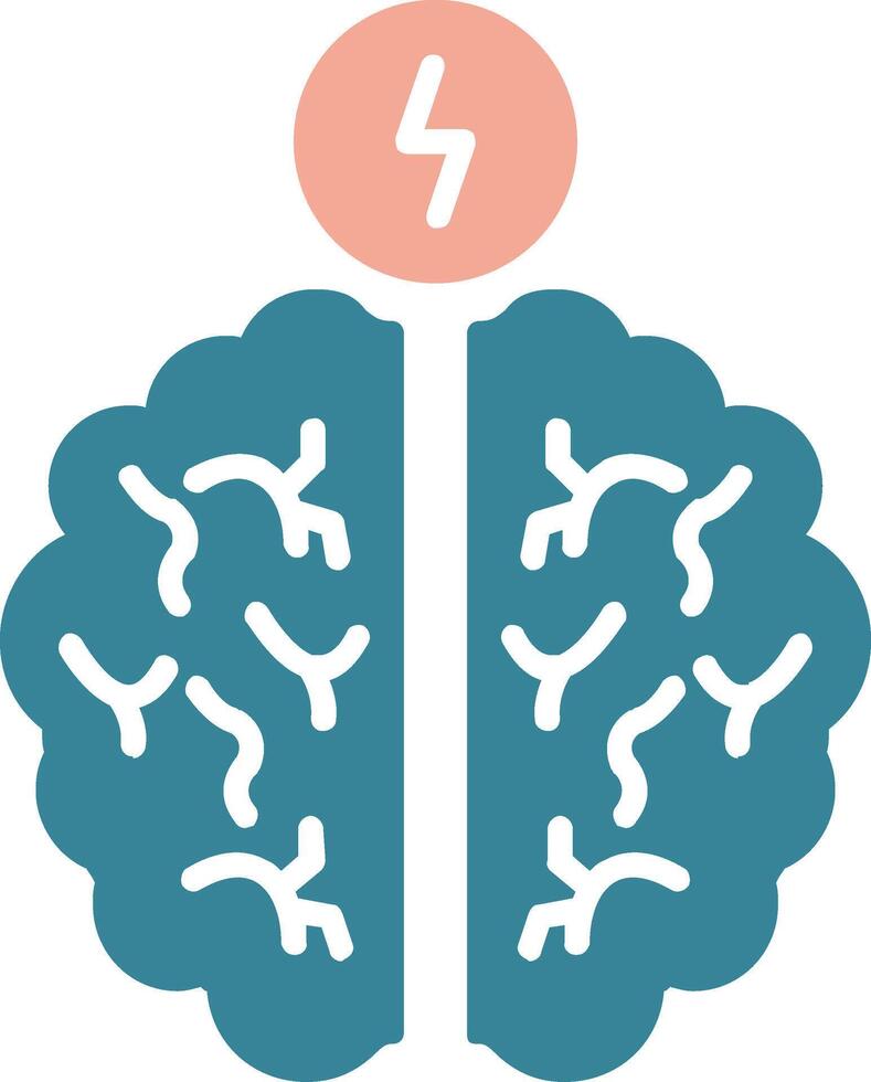 Neurosurgery Glyph Two Color Icon vector