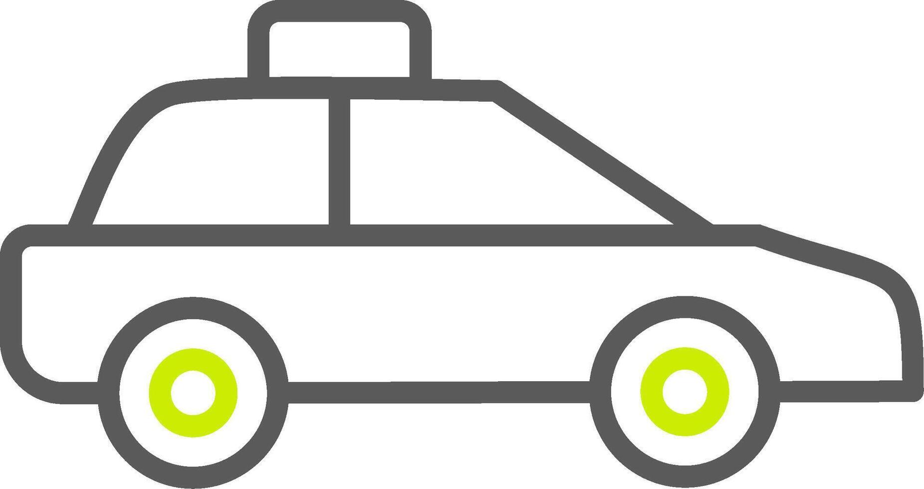 Car Line Two Color Icon vector