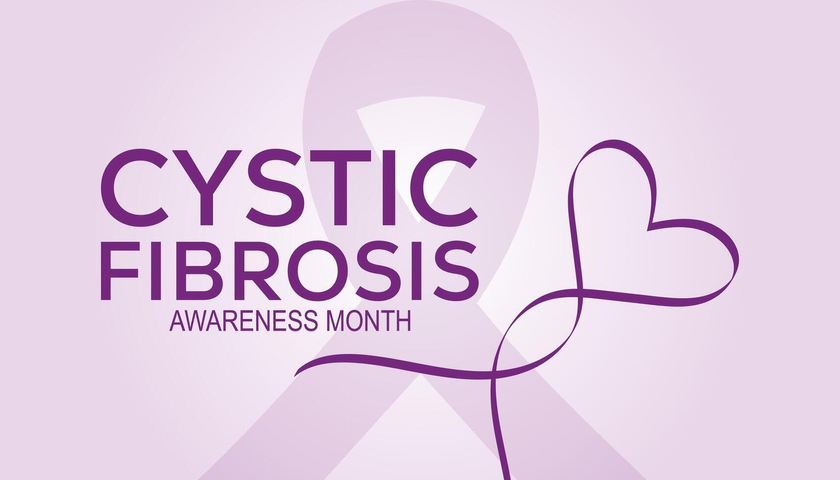 Cystic Fibrosis Awareness Month observed every year in May. Template for background, banner, card, poster with text inscription. vector