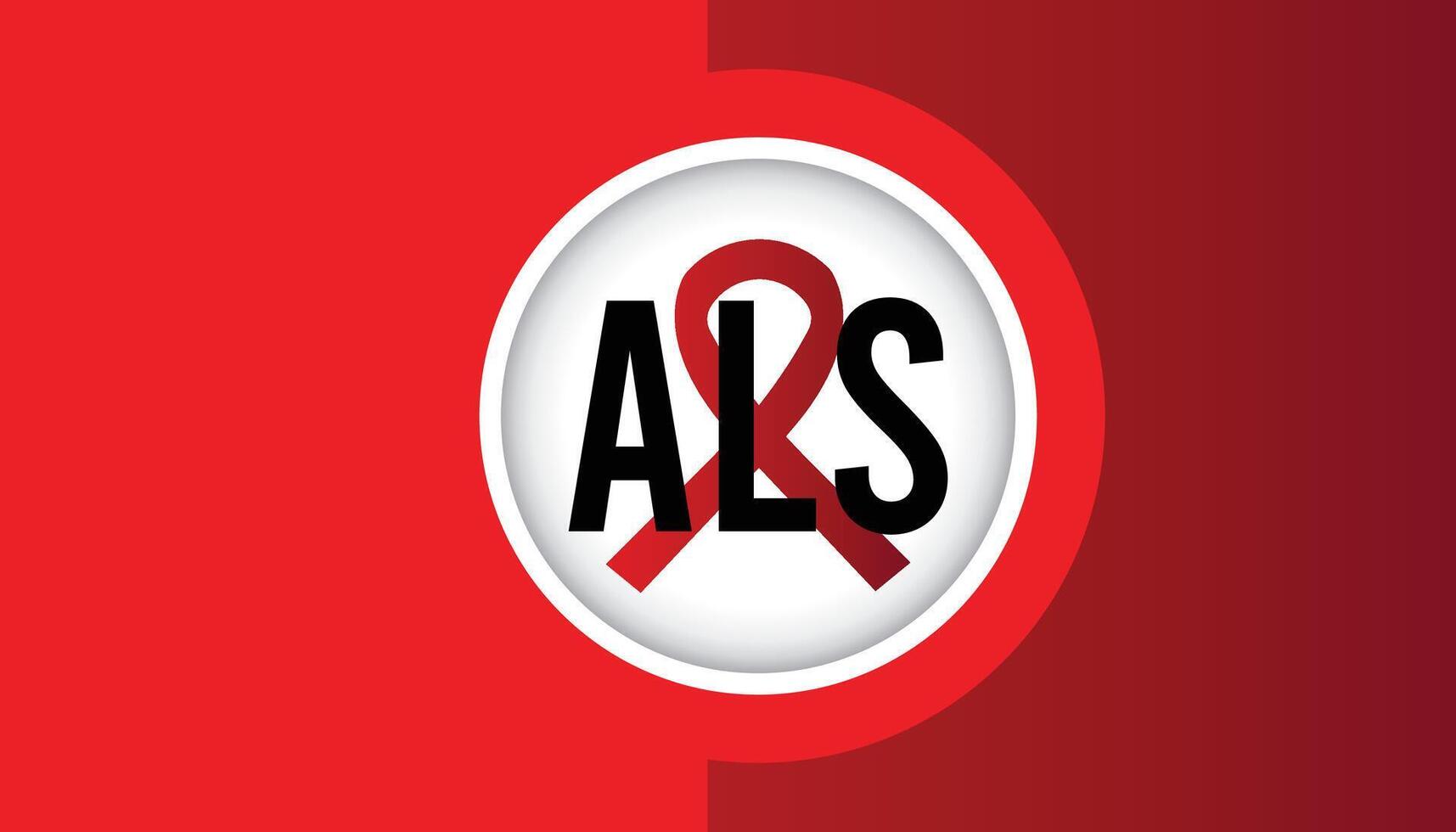 ALS Awareness Month observed every year in May. Template for background, banner, card, poster with text inscription. vector