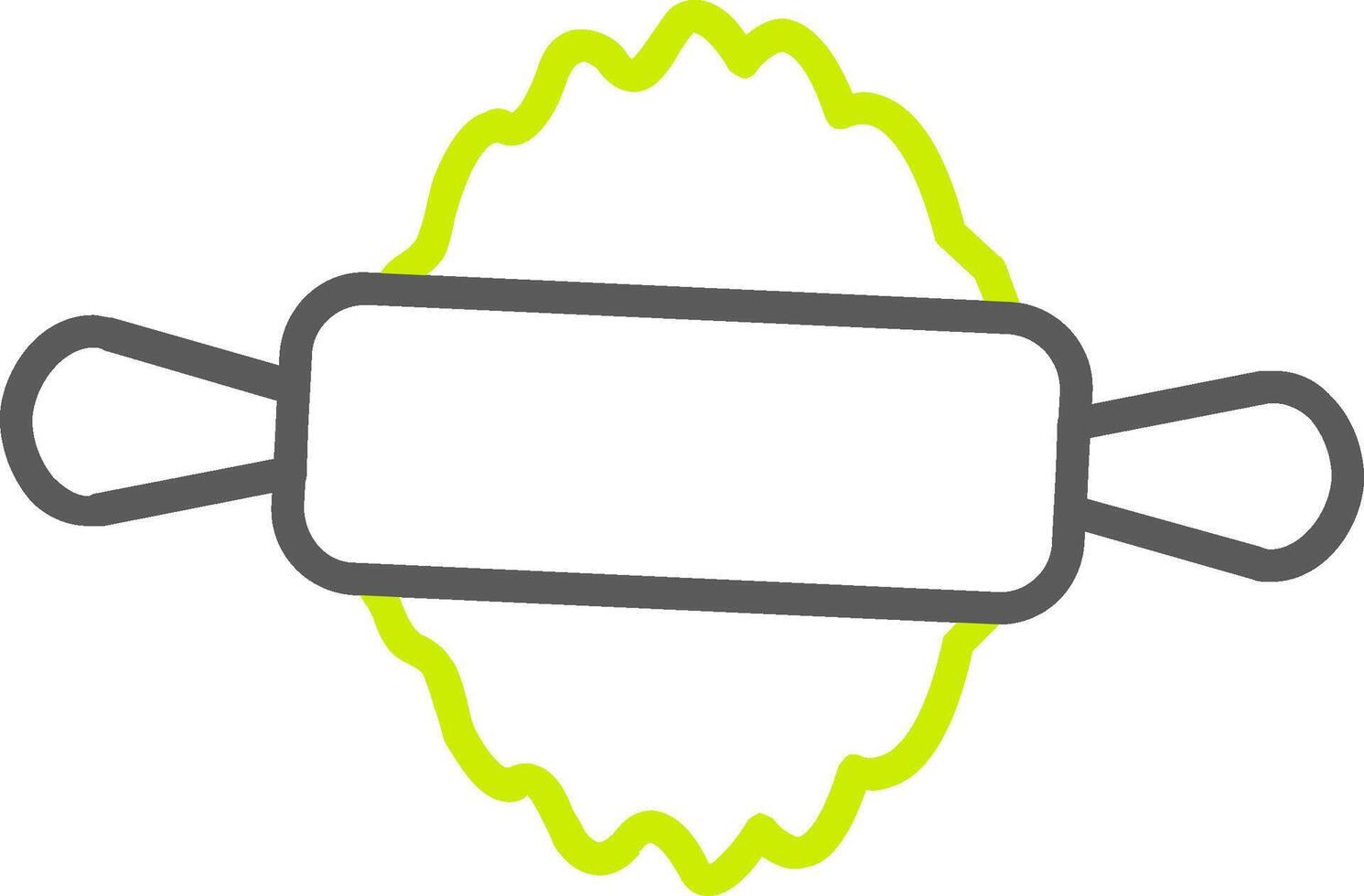 Tortilla Pin Line Two Color Icon vector