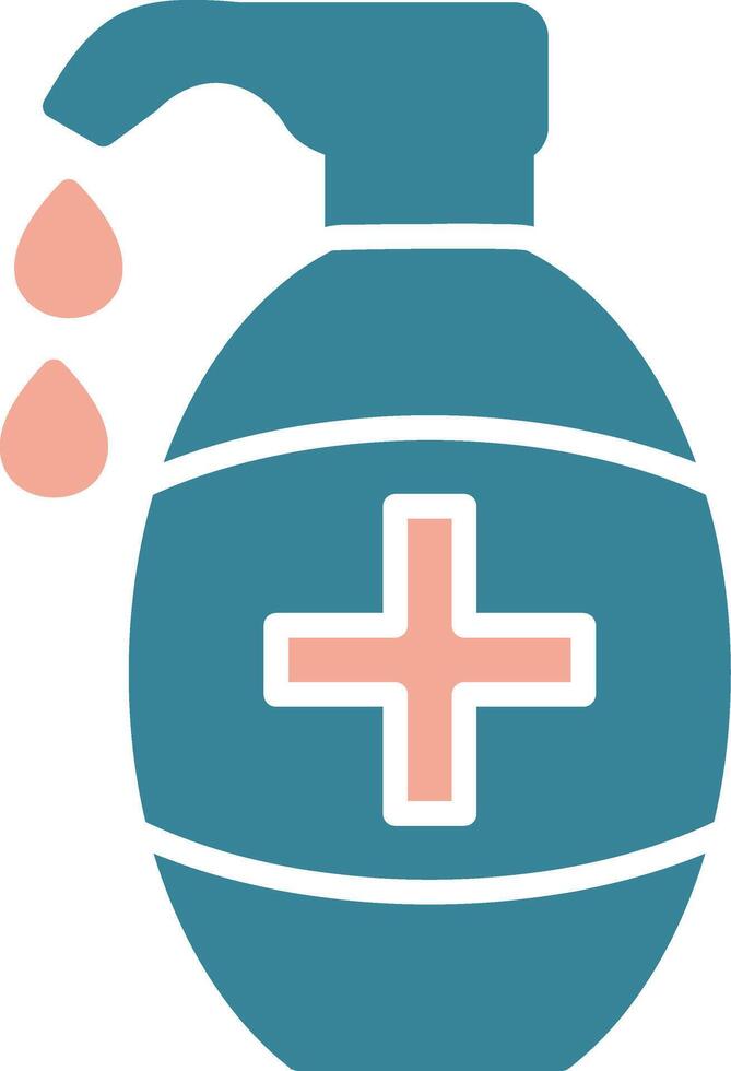 Soap Glyph Two Color Icon vector