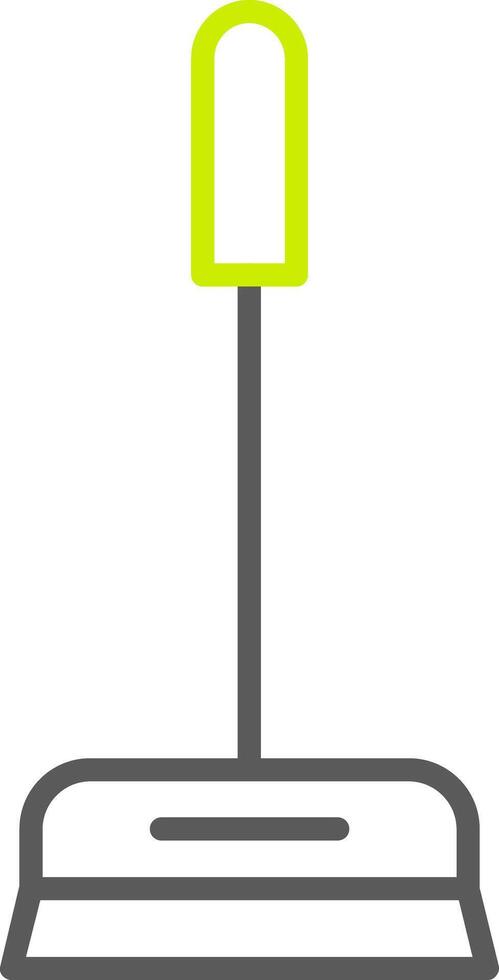 Cleaner Line Two Color Icon vector
