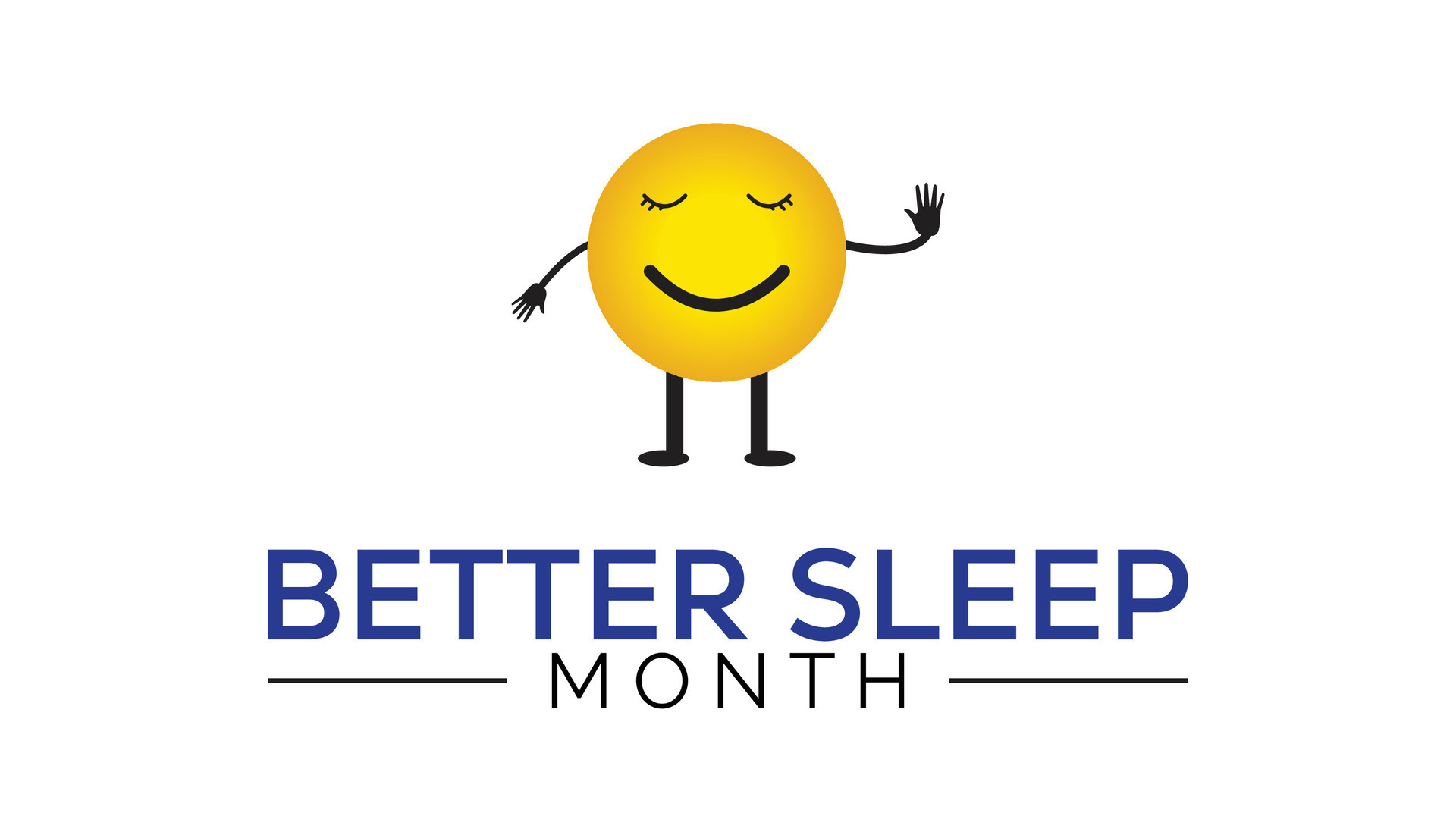 Better Sleep Month observed every year in May. Template for background, banner, card, poster