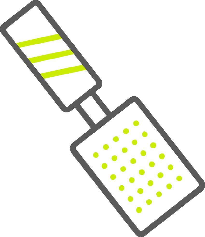 Grater Line Two Color Icon vector