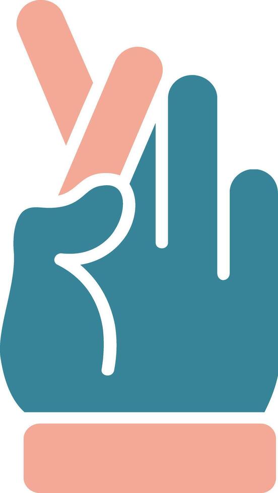 Swear Glyph Two Color Icon vector