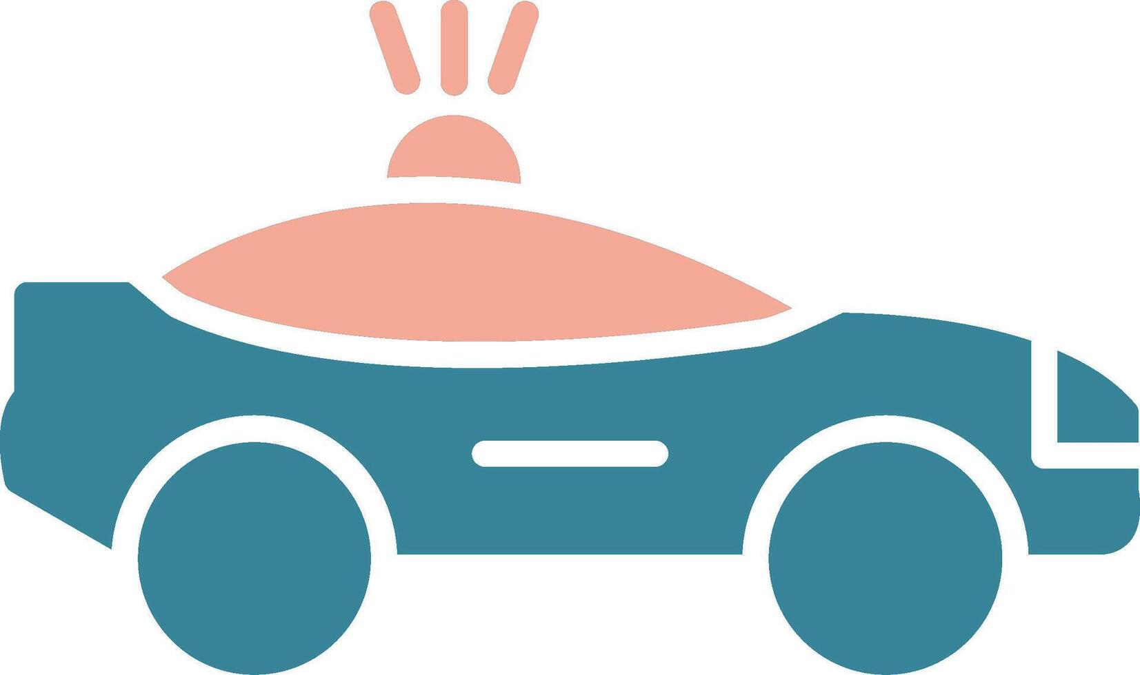 Car Glyph Two Color Icon vector