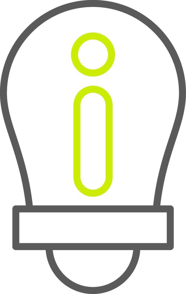 Information Line Two Color Icon vector