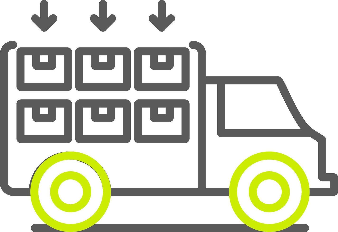 Loading Line Two Color Icon vector
