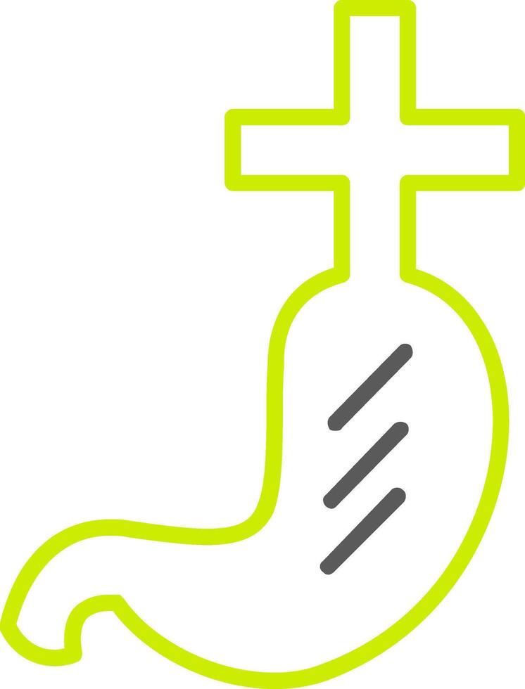 Gastroenterlogy Line Two Color Icon vector