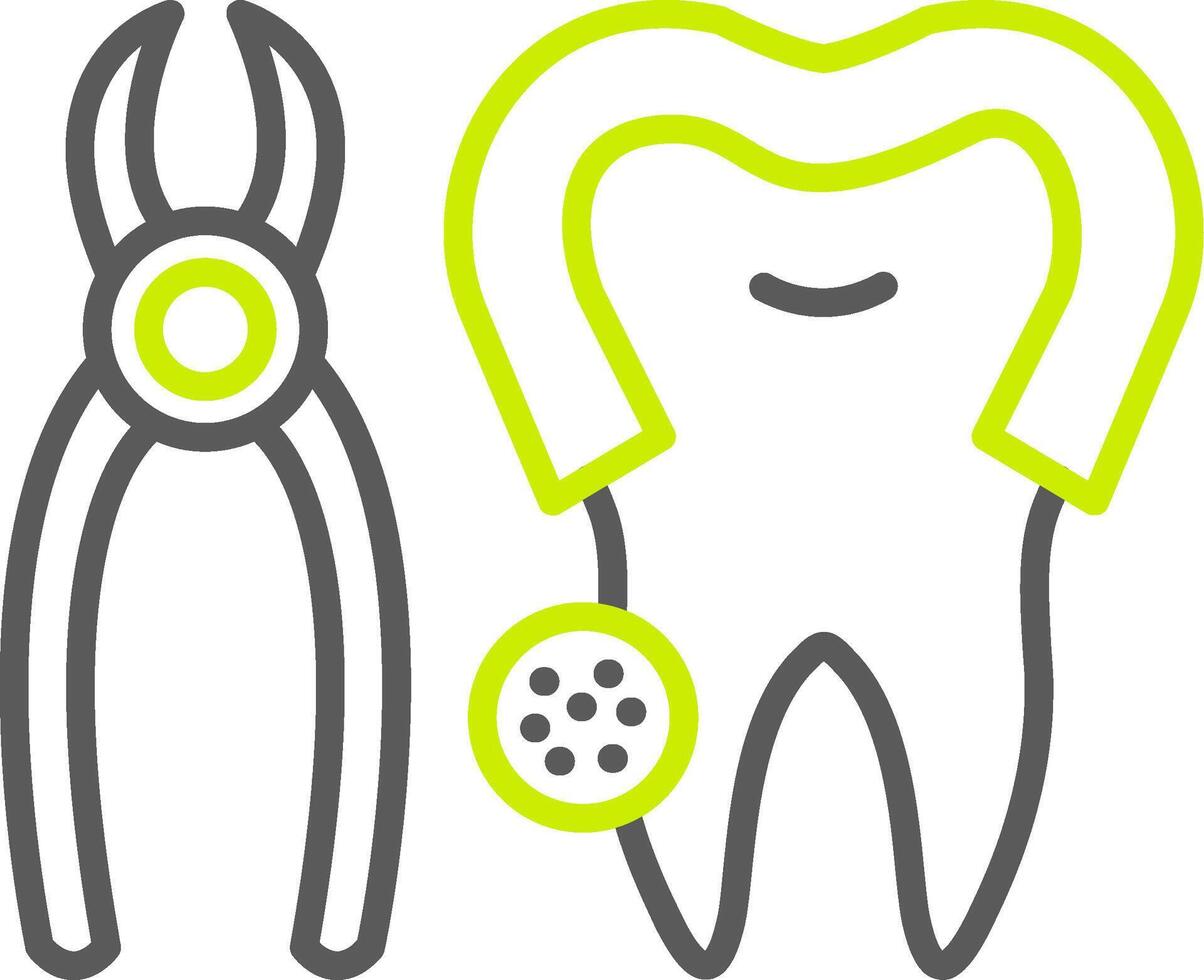 Nippers Line Two Color Icon vector