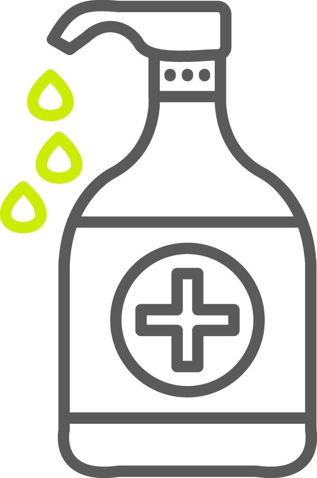 Liquid Line Two Color Icon vector