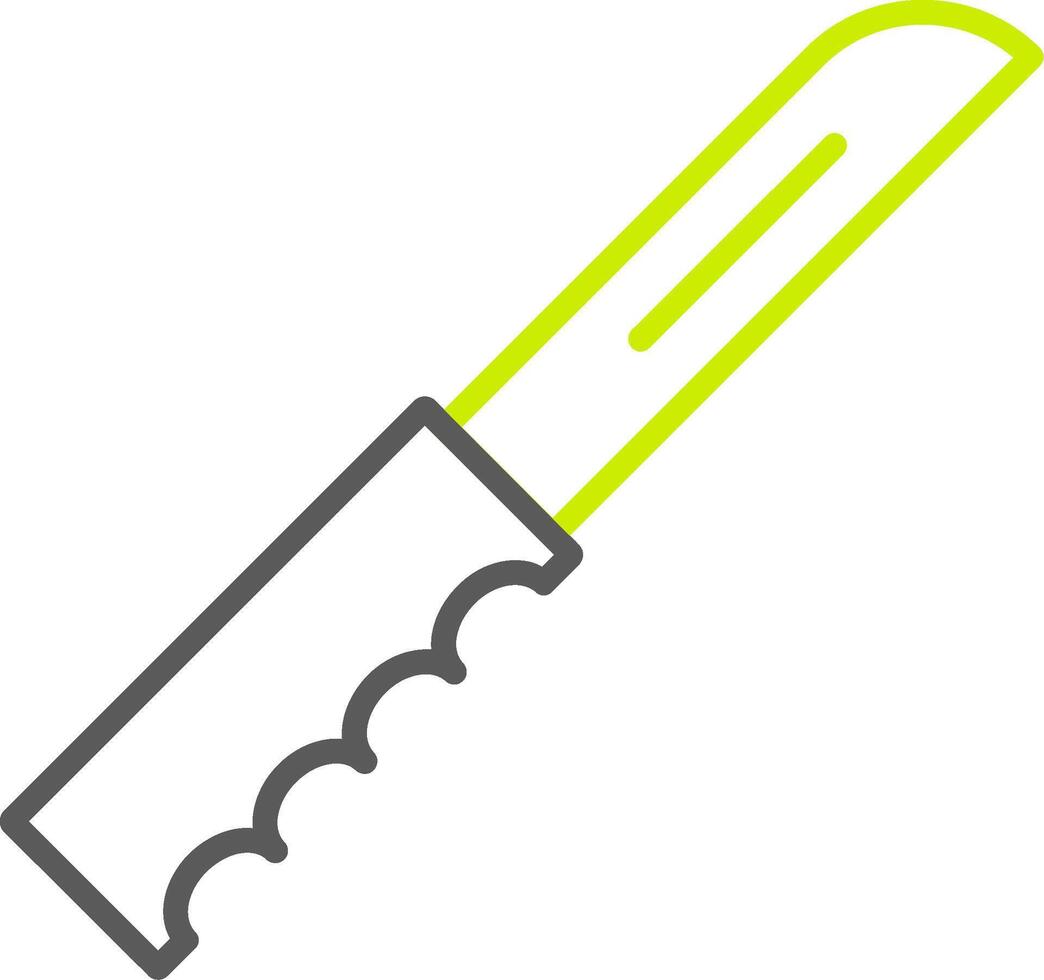 Pocket Knife Line Two Color Icon vector