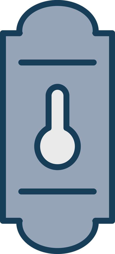 Handle Line Filled Grey Icon vector