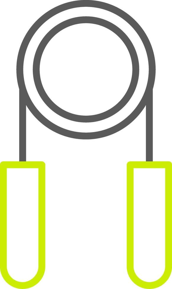 Hand Grip Line Two Color Icon vector