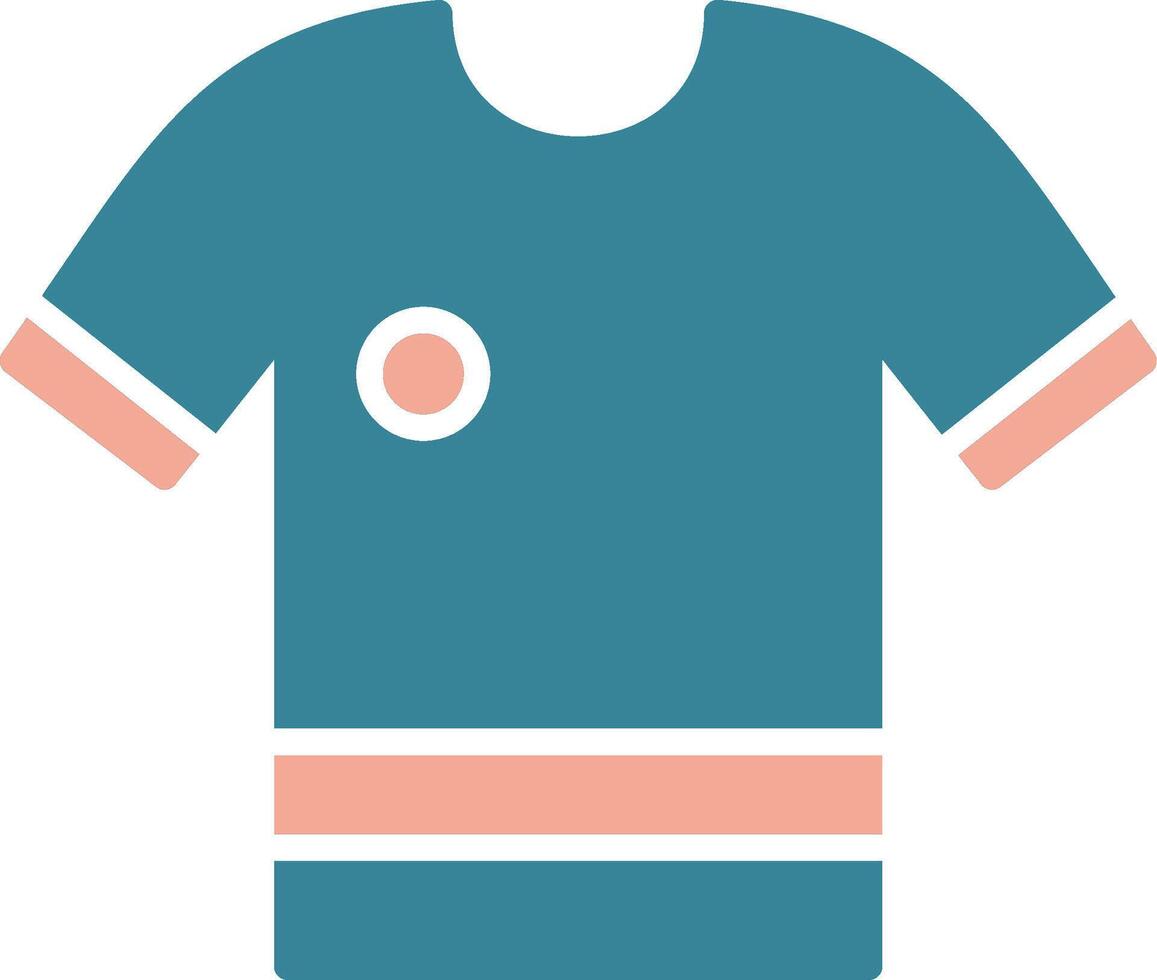 Shirt Glyph Two Color Icon vector