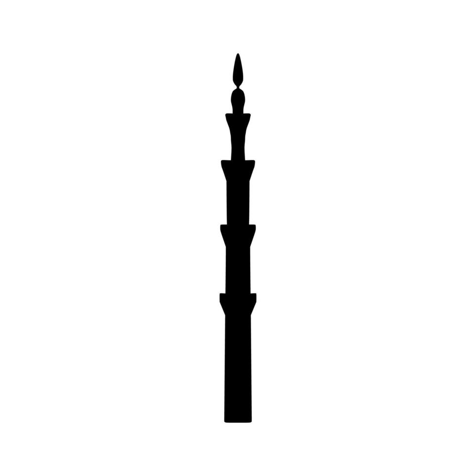 illustration of a mosque tower vector