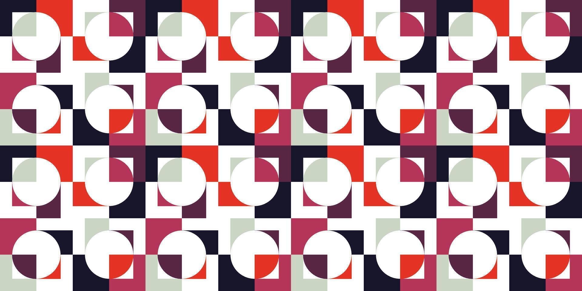 Geometric seamless pattern design minimalist. circle asbtract Illustration vector