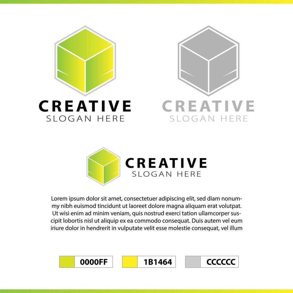 resumen logo diseño con moderno concepto ilustración vector