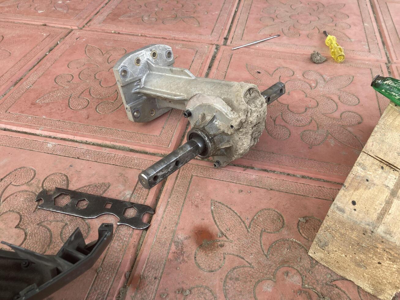 Agricultural machinery the repair parts photo