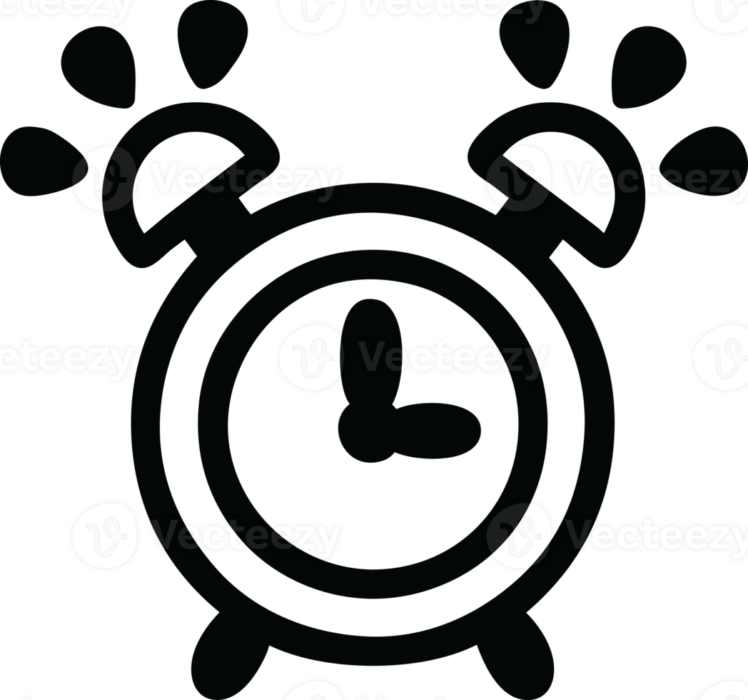 ringing alarm clock icon symbol png