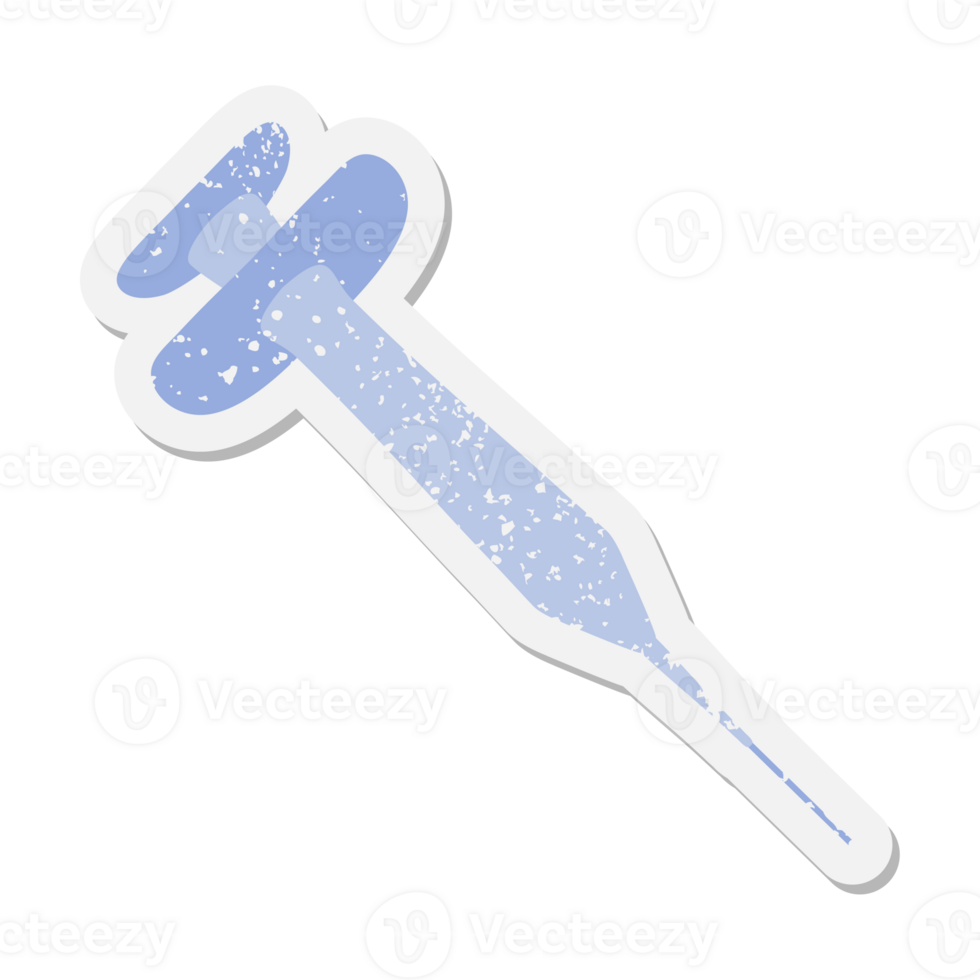 medical syringe grunge sticker png