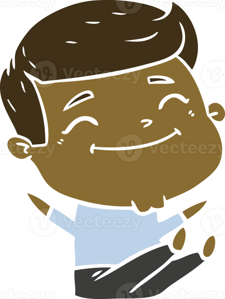 Happy Flat Color Style Cartoon Man 43488758 Png Happy Flat Color Style Cartoon Man 43488758 Png