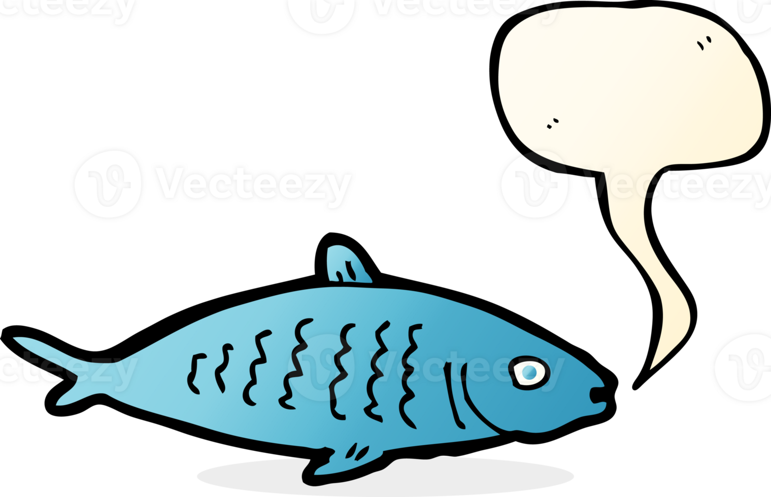 cartoon fish with speech bubble png