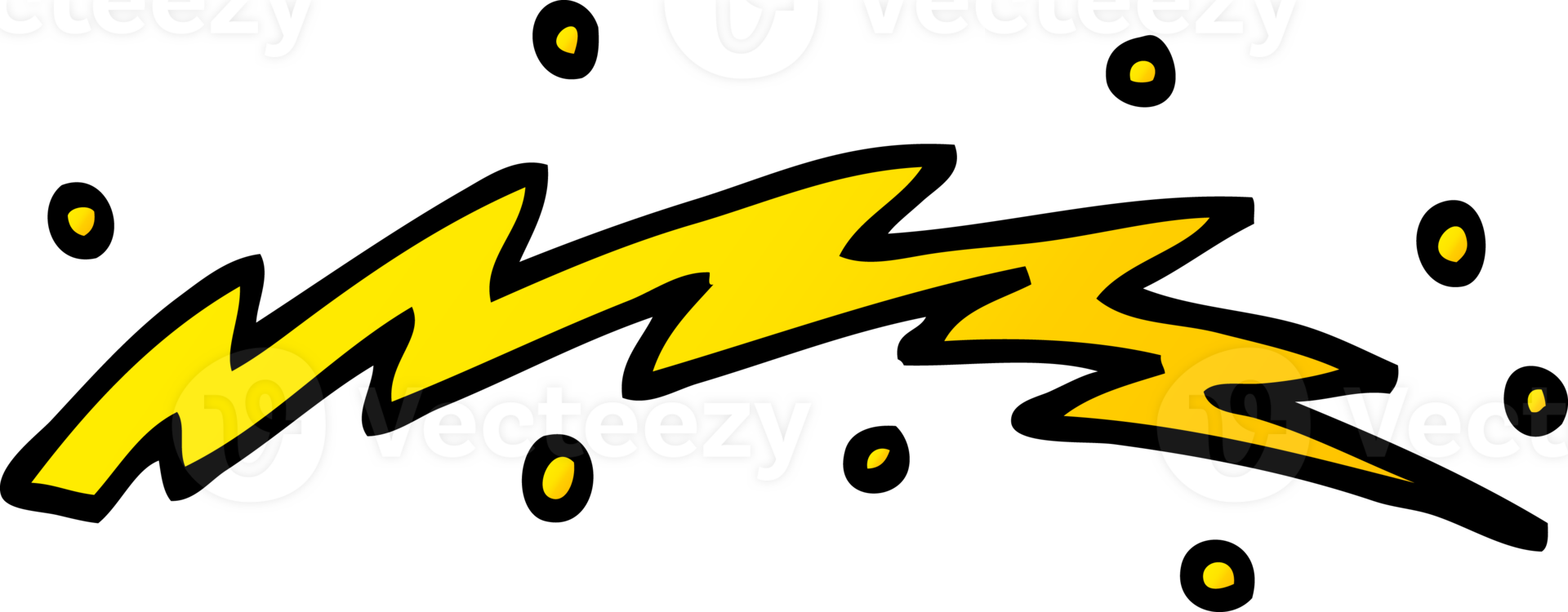 gradient illustration cartoon lightning bolt png