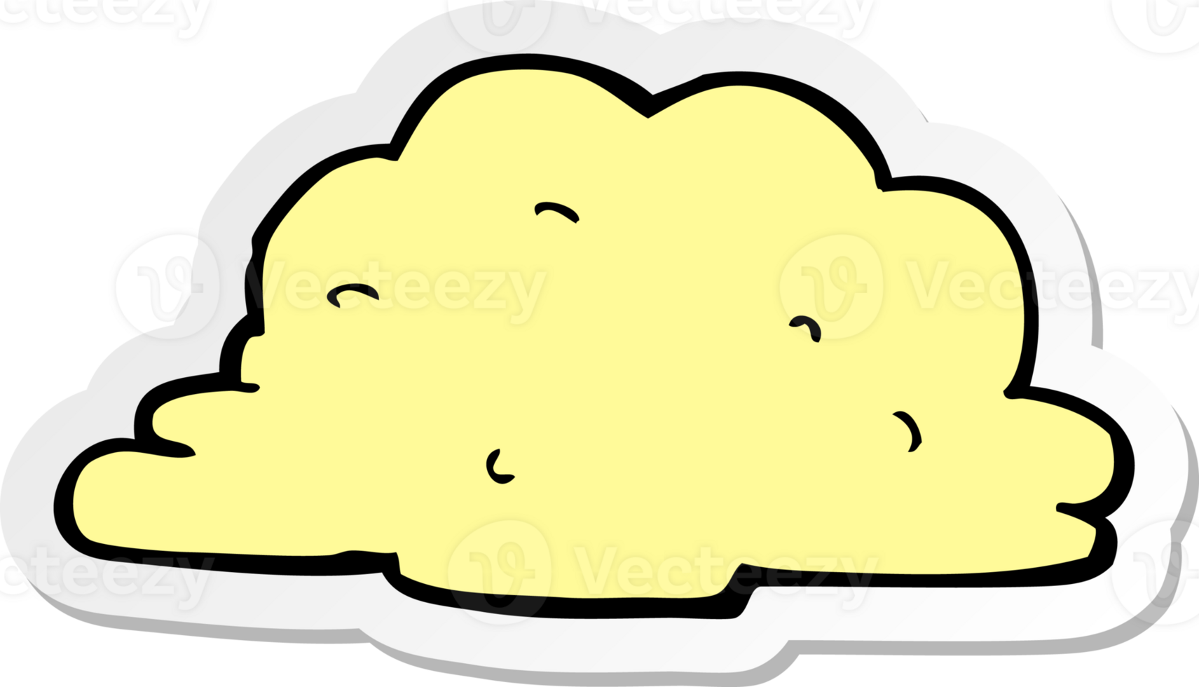 Aufkleber eines Cartoon-Eiscreme-Splats png