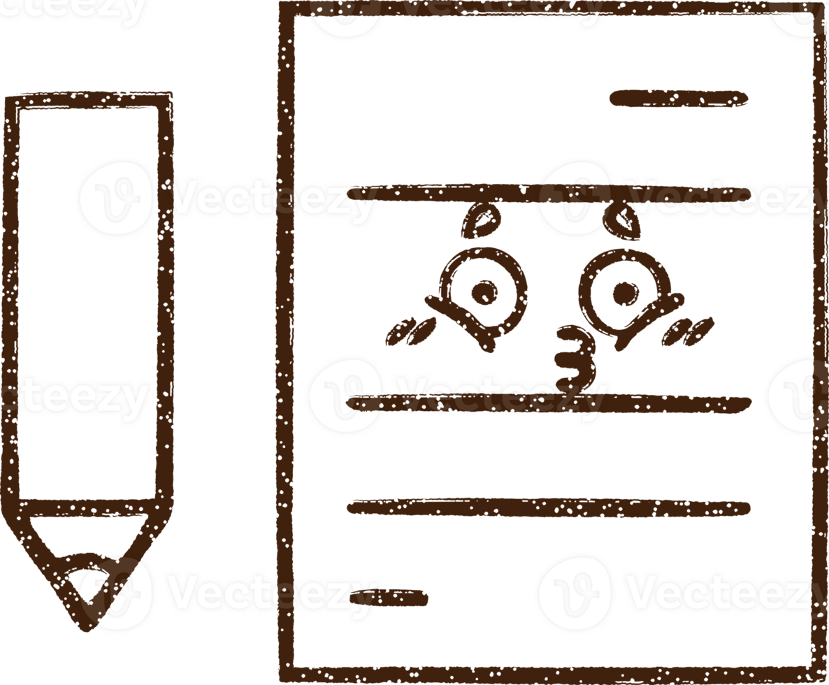 Paper Charcoal Drawing png